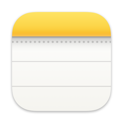 Notes app icon